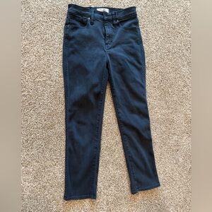 Madewell Women's Dark Blue Straight Leg Jeans